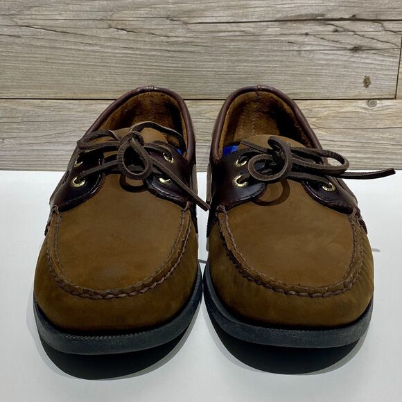 Sperry Top Sider Authentic Original Boat Shoes Men’s 13 M Brown Nubuck Leather - Picture 2 of 12